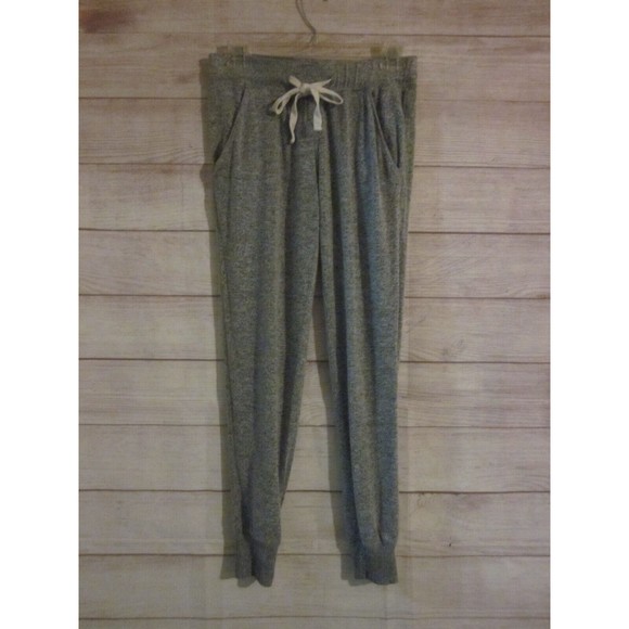 Express One Eleven Sweatpants Size Small Grey Black Drawstring Pockets Solid - Picture 1 of 3